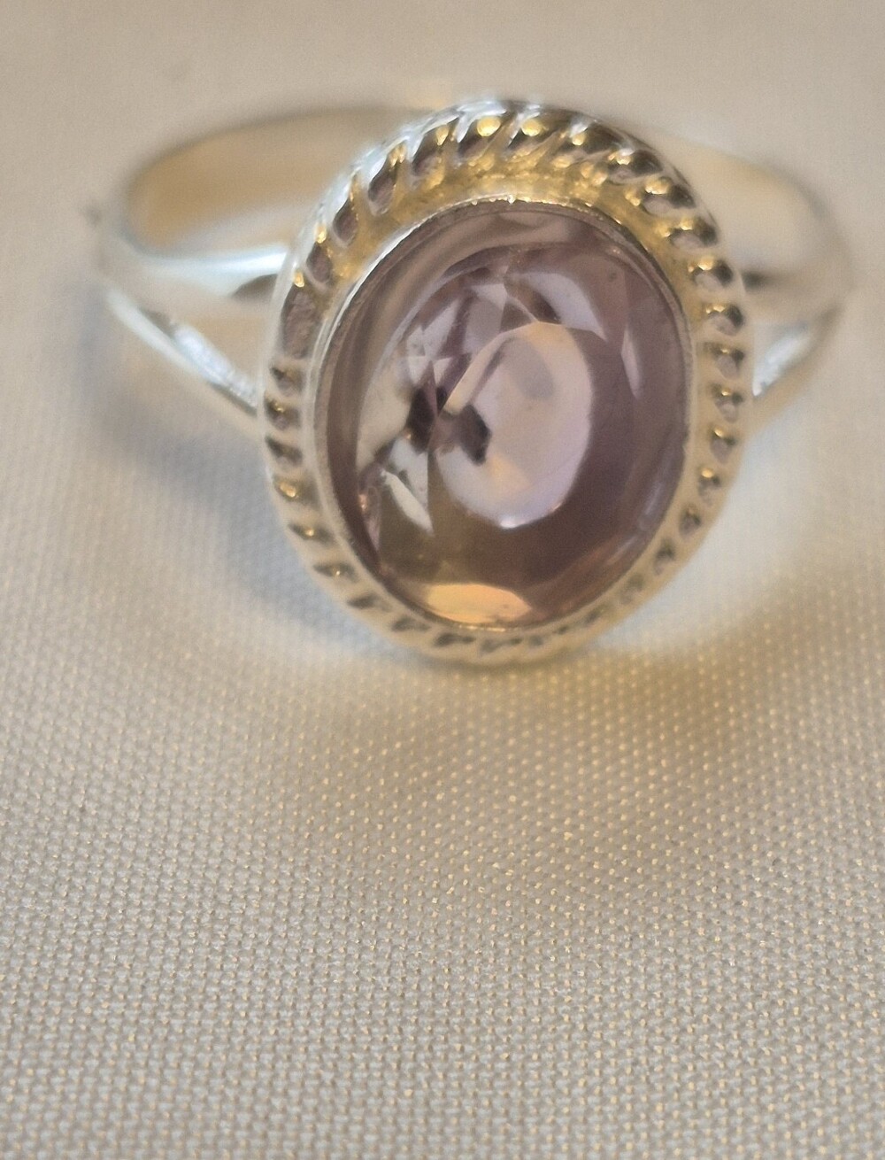 Amethyst Sterling Silver Statement Ring